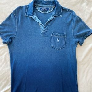 Ralph Lauren Men's Ombré Denim Polo Shirt